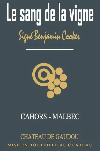 Cahors Le Sang la Vigne Bottle