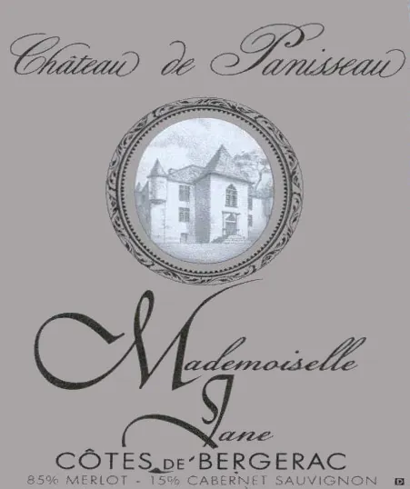 Cotes de Bergerac Mamoiselle Jane Bottle