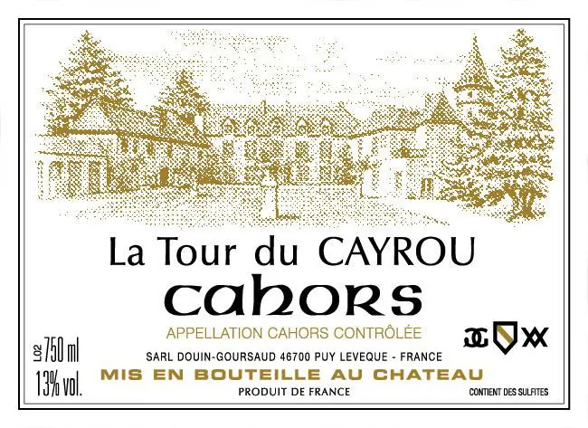 Cahors La Tour Bottle