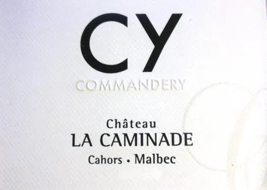 Cahors La Commandery Bottle