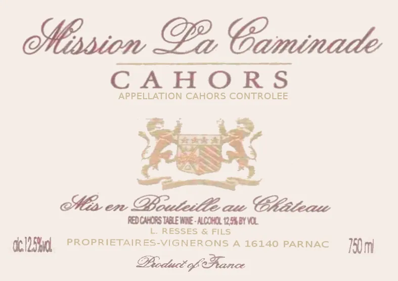 Mission La Caminade Bottle