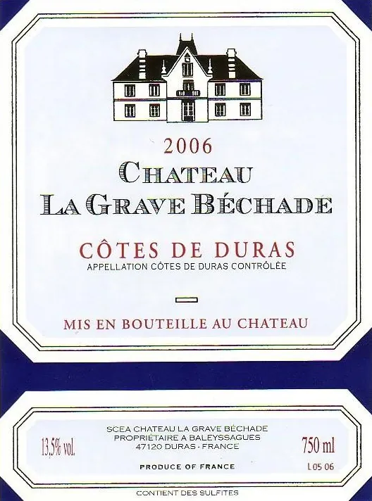 Cotes de Duras Bottle