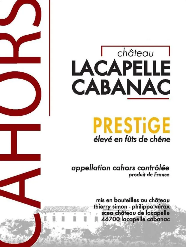 Cahors Prestige Bottle