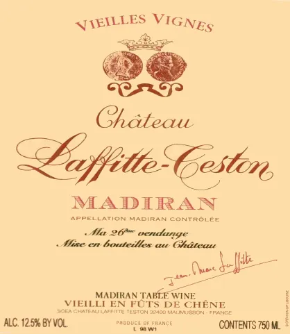 Madiran Vieilles Vignes Bottle