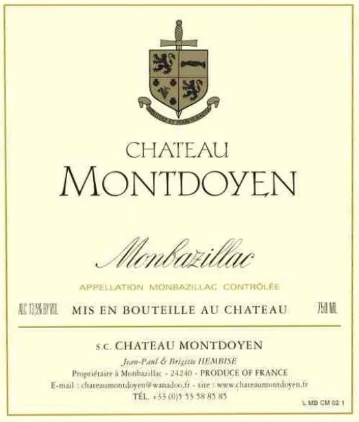 Monbazillac Bottle