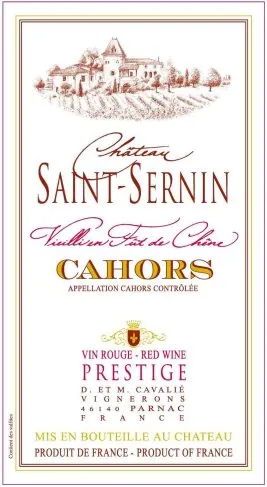 Cahors Prestige Bottle