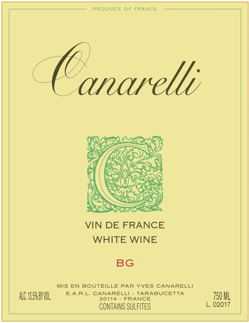 Bianco Gentile Bottle