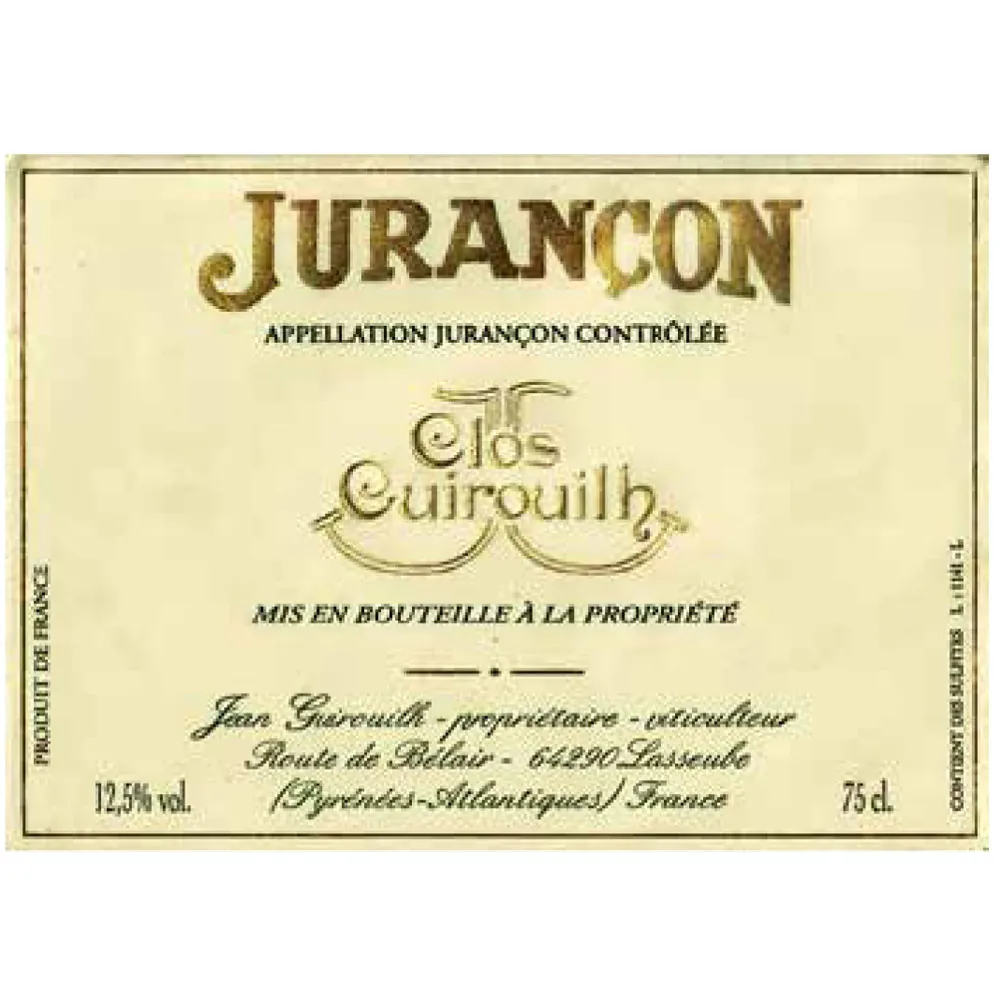 Jurancon Bottle