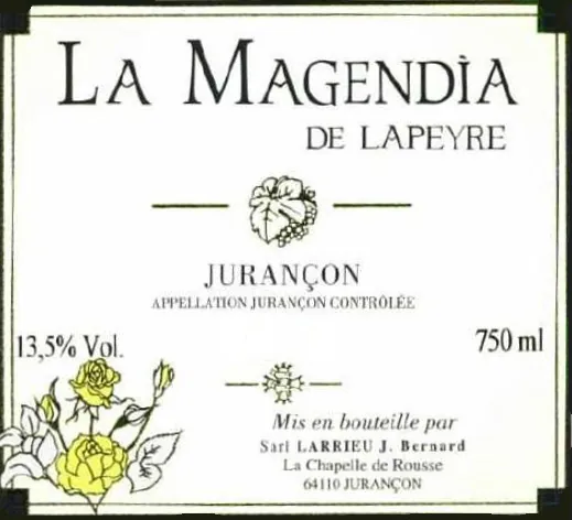 La Magendia de Lapeyre Bottle