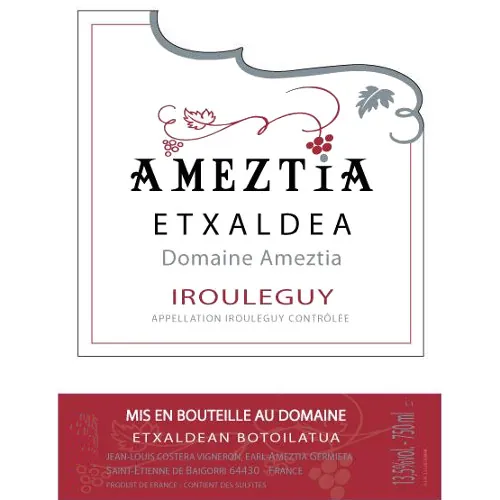 Irouleguy Rouge Bottle