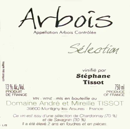 Arbois Selection Blanc Bottle