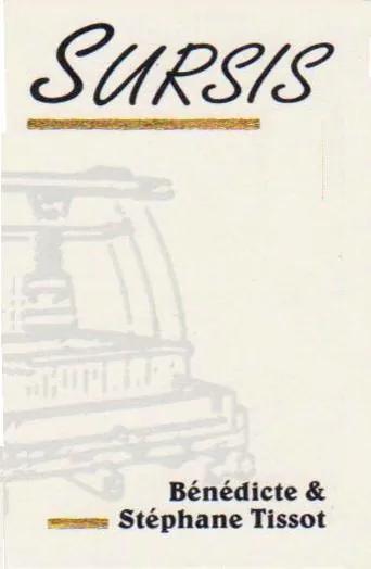 Cotes du Jura Sursis Chardonnay Bottle