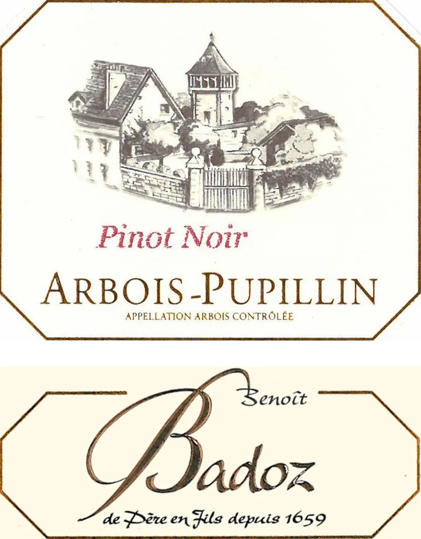 Arbois-Pupillin Pinot Noir Bottle