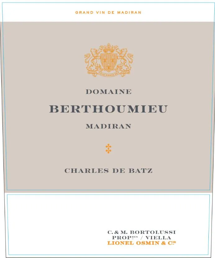 Charles de Batz Madiran Bottle