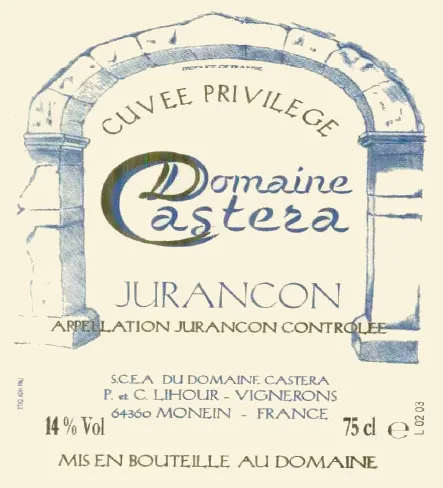 Jurancon Cuvee Privilege Bottle