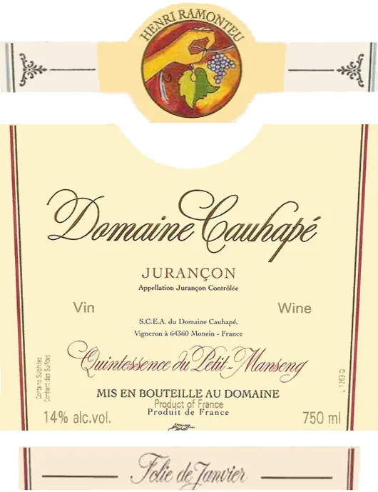 Folie de Janvier Moelleux Bottle