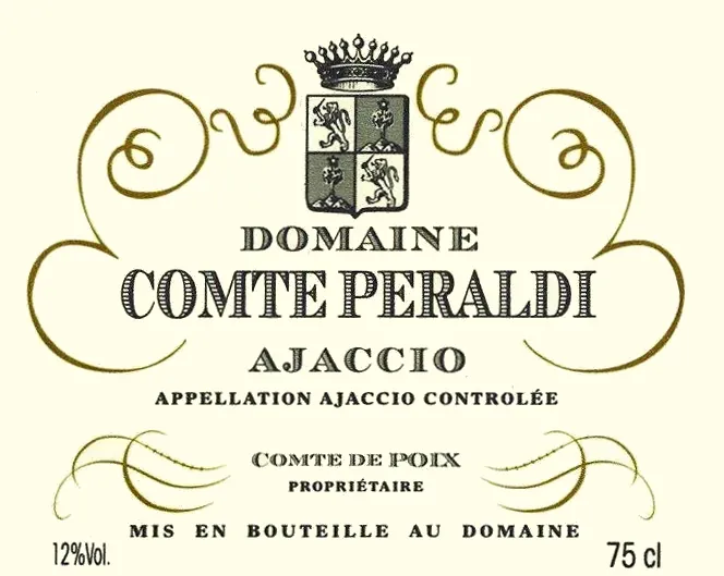 Ajaccio Vermentino Bottle