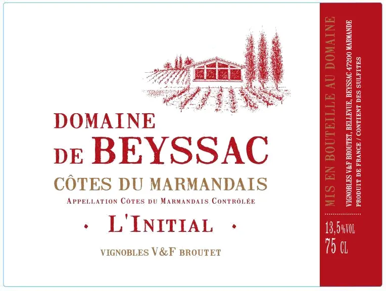 Cotes du Marmandais L'Initial Bottle
