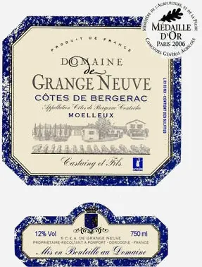 Cote de Bergerac Moelleux Bottle