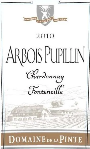 Arbois Pupillin Fontenille Chardonnay Bottle