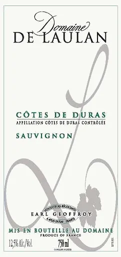 Cotes de Duras Sauvignon Blanc Bottle