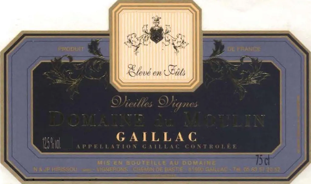 Gaillac Vieilles Vignes Rouge Bottle