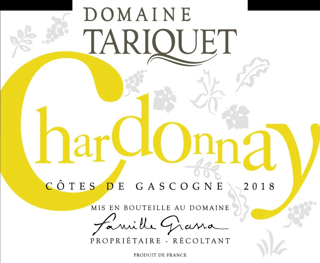Chardonnay Bottle
