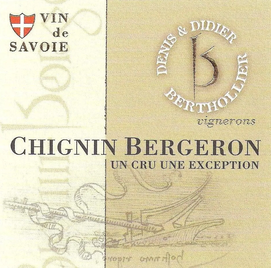 Savoie Chignin Bergeron Un Cru Une Exception Bottle