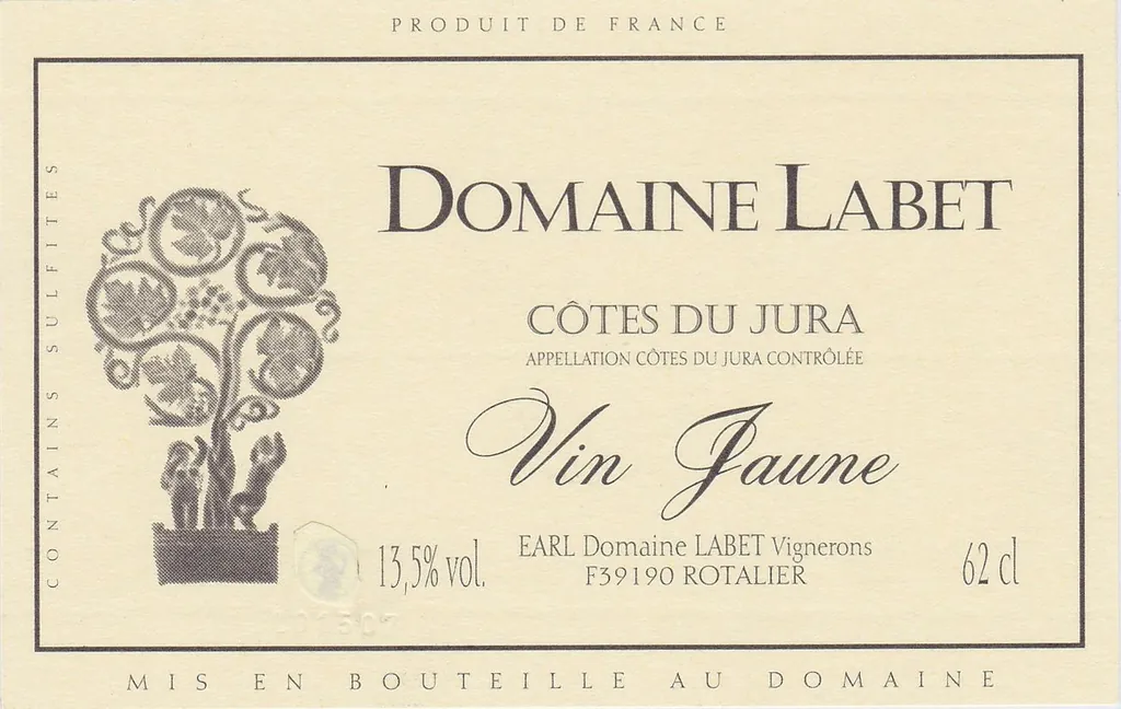 Cotes du Jura Vin Jaune Bottle