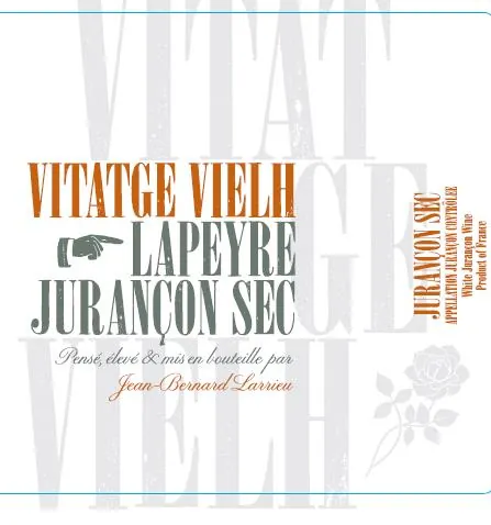 Lapeyre Vitatge Vielh Jurancon Sec Bottle