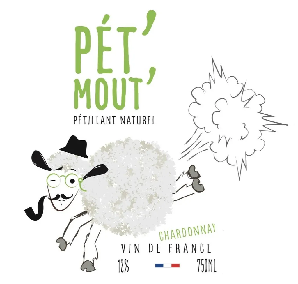 Pet' Mout' Chardonnay Petillant Naturel Bottle