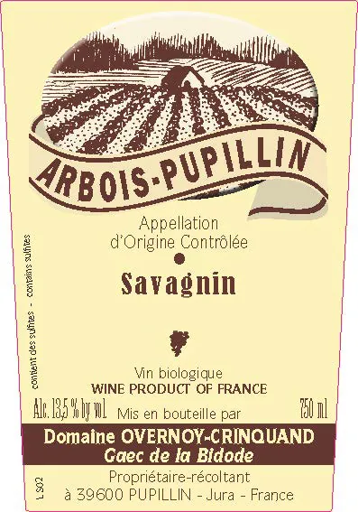 Arbois-Pupillin Savagnin Bottle