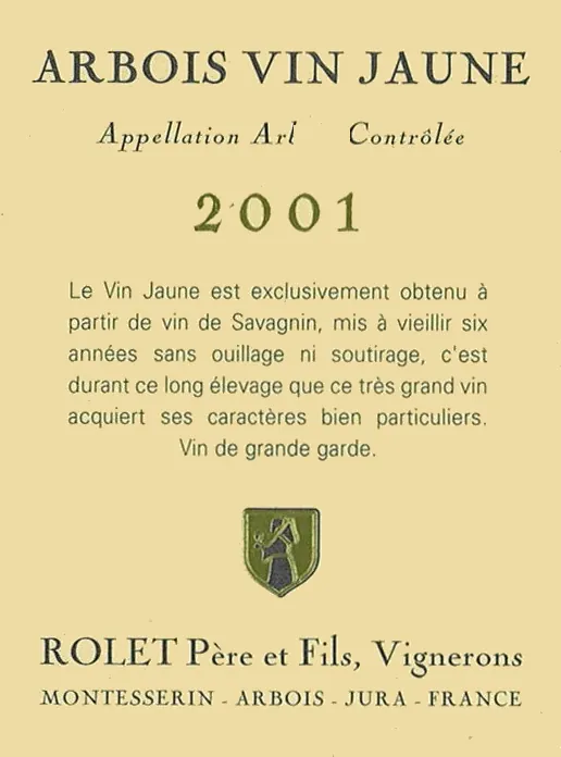 Arbois Vin Jaune Bottle