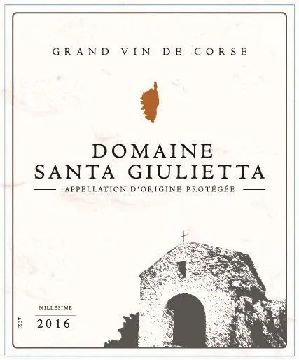 Vin de Corse Rouge Bottle