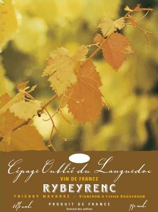 Languedoc Roussillon Rybeyrenc Oublie Bottle