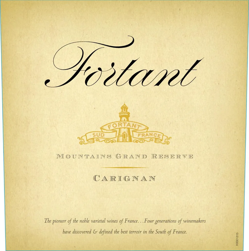 Mountains Grand Reserve Carignan Bottle