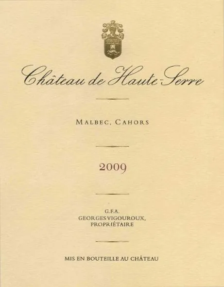 Chateau de Haute-Serre Icone WOW Bottle