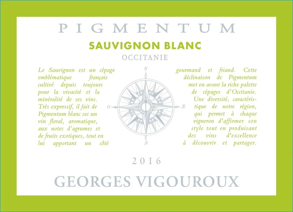 Pigmentum Sauvignon Blanc Bottle