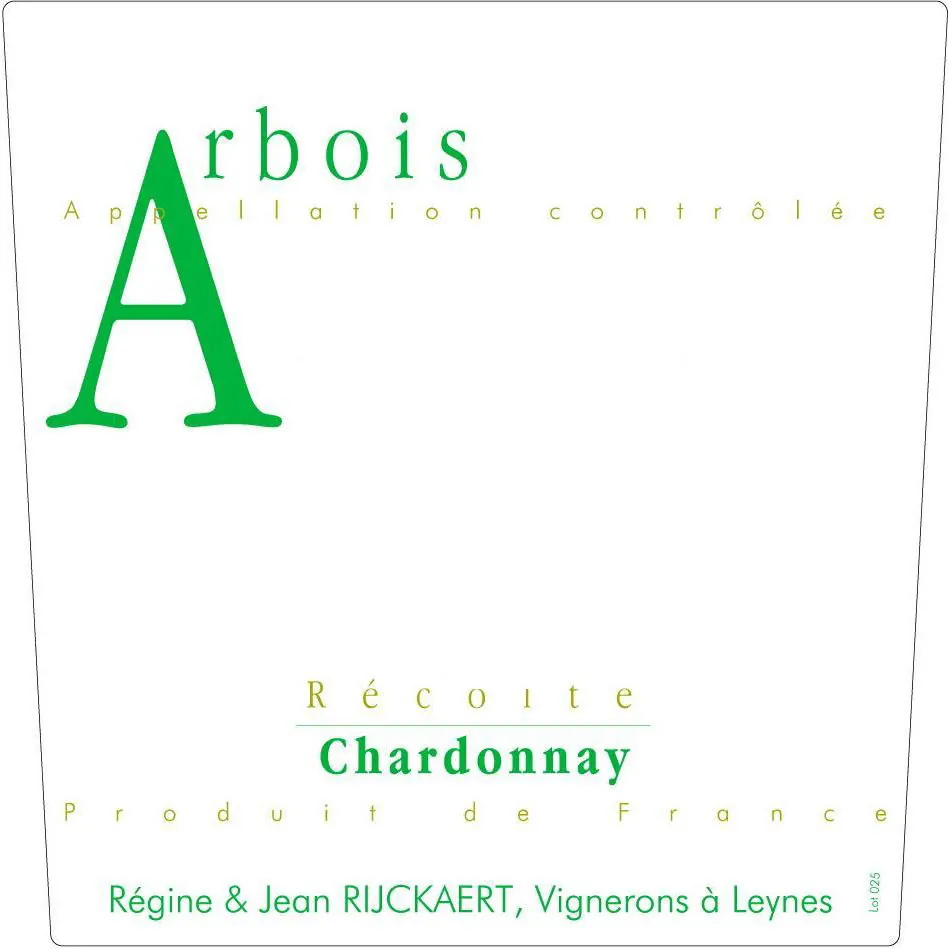 Arbois Chardonnay Bottle