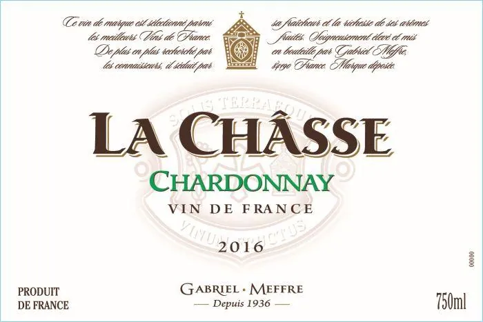 Chardonnay Bottle