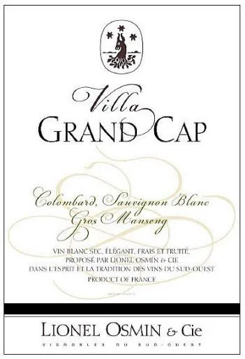 Villa Grand Cap Blanc Bottle