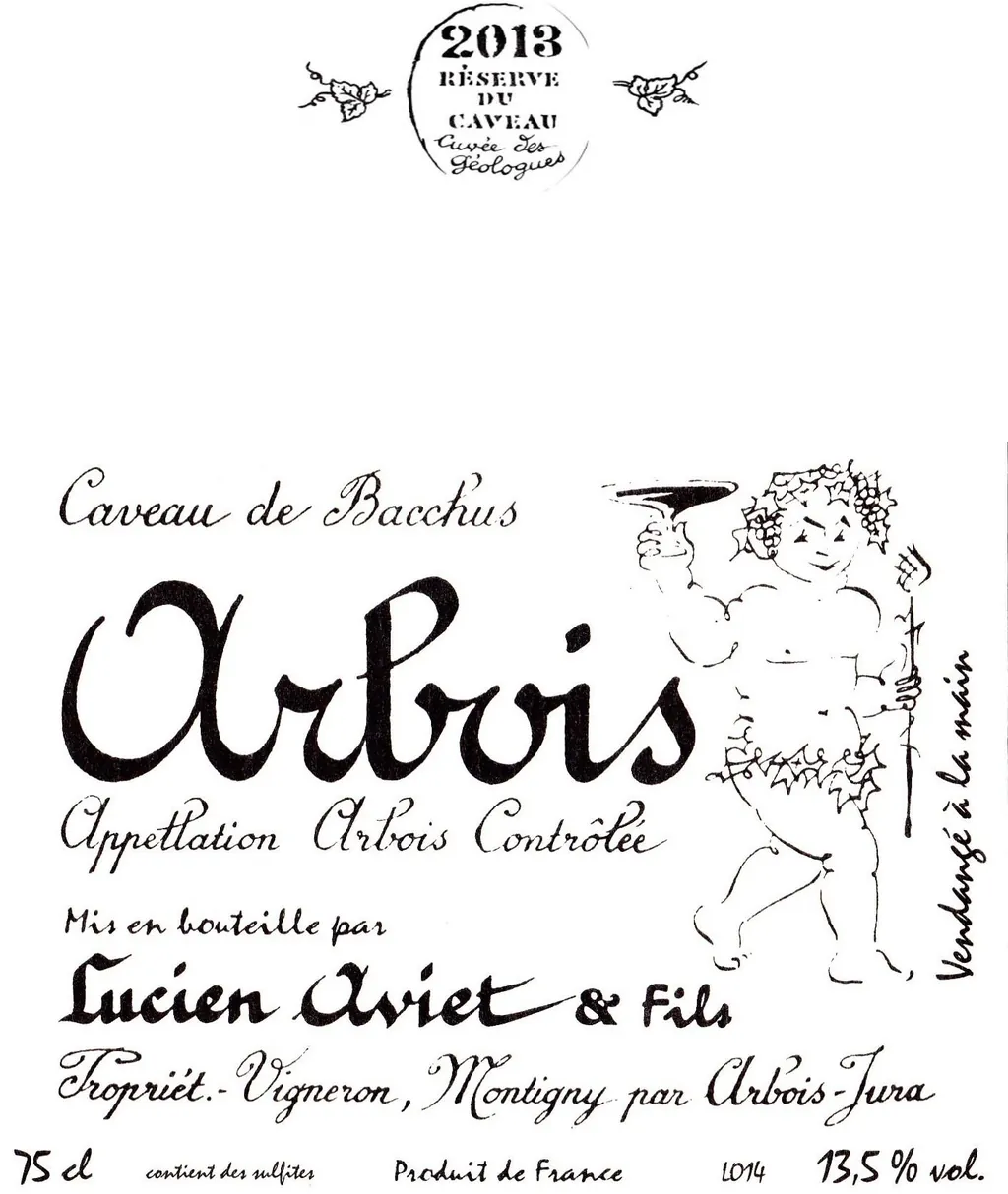 Arbois Caveau de Bacchus Reserve Bottle