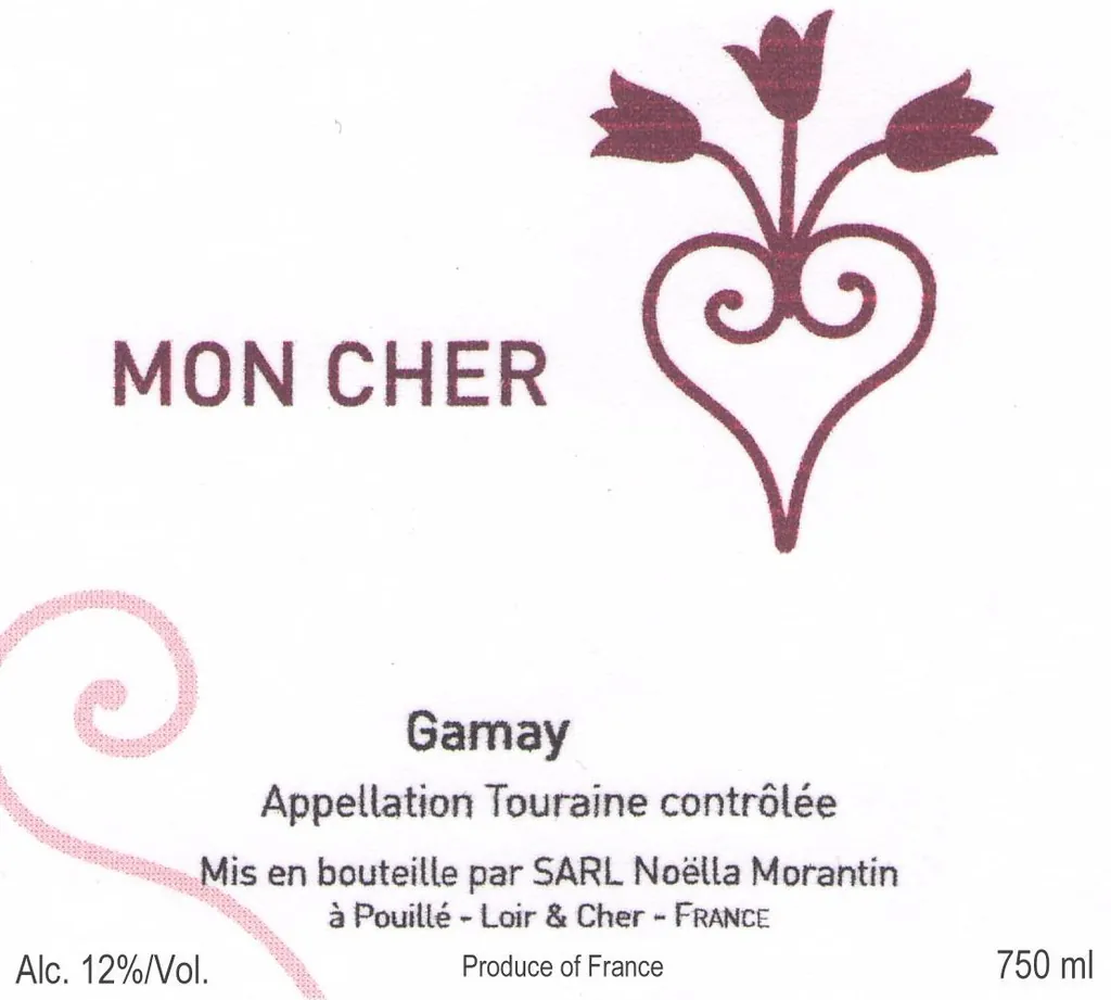 Loire Mon Cher Gamay Bottle