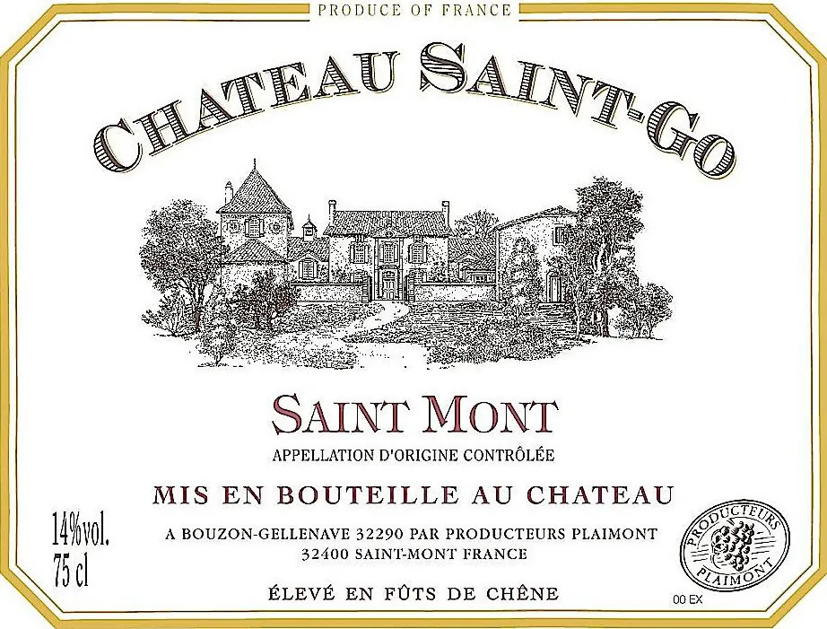 Chateau Saint-Go Rouge Bottle