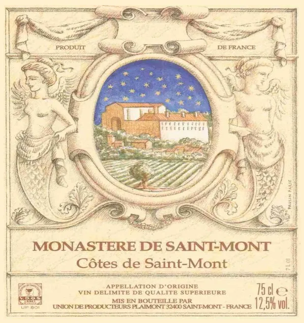 Monastere de Saint-Mont Rouge Bottle