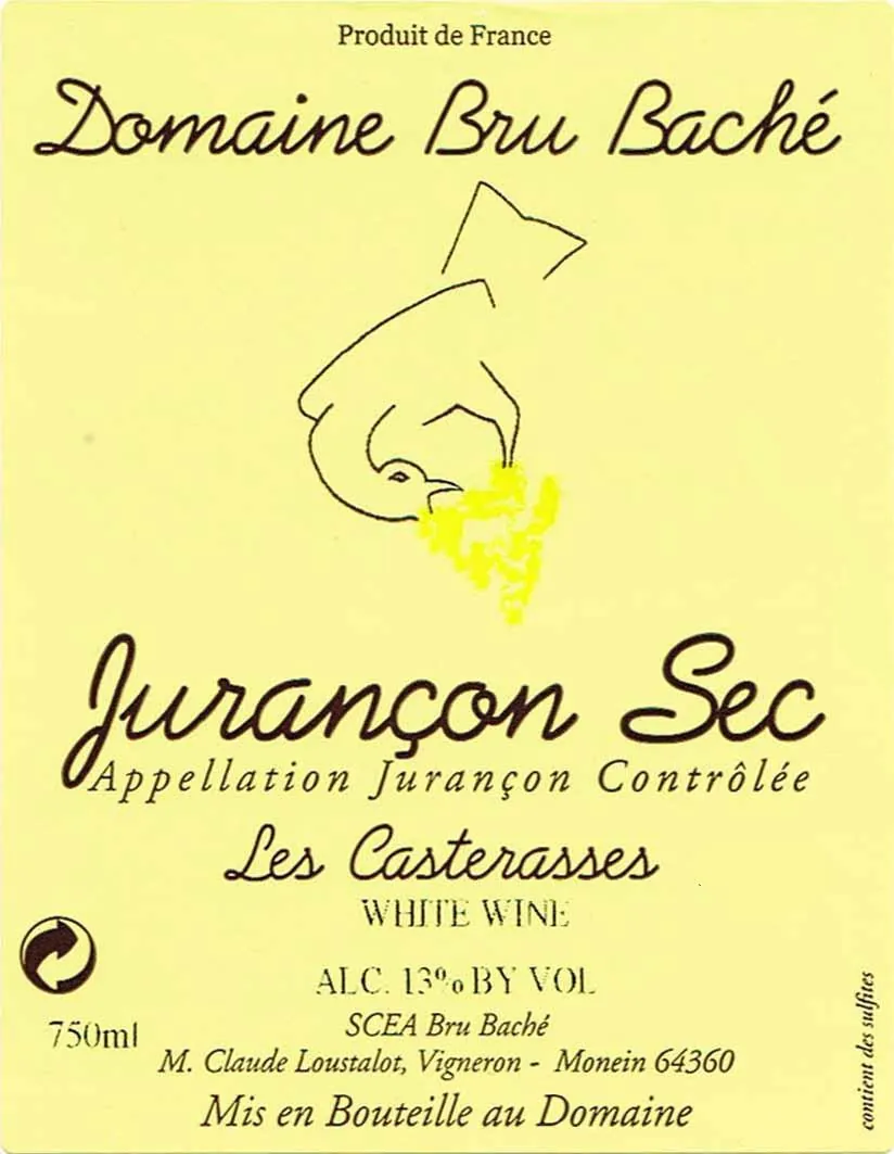 Domaine Bru Bache Les Casterrasses Sec Bottle
