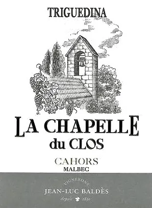 Clos Triguedina La Chapelle du Clos Bottle