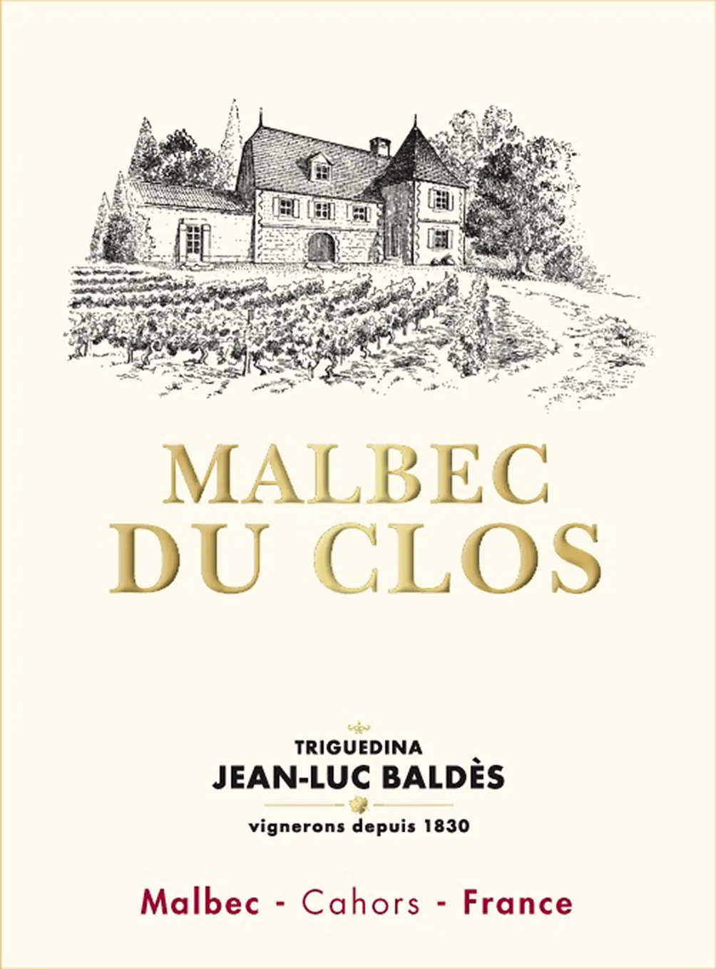 Malbec du Clos Bottle
