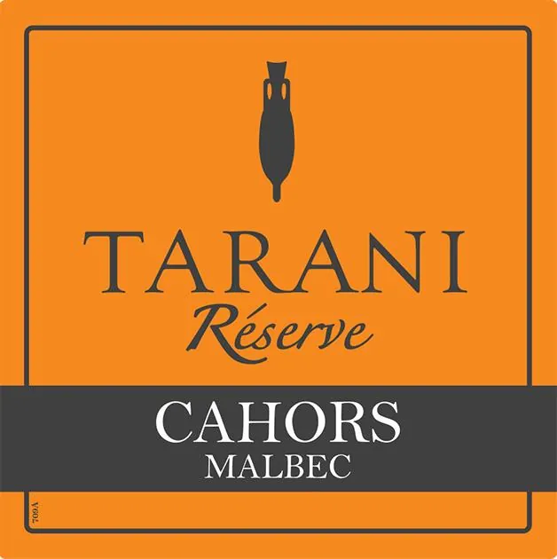 Cahors Tarani Reserve Malbec Bottle