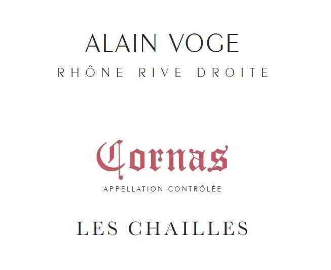 Cornas Les Chailles Bottle